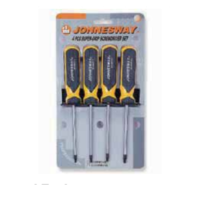 4PCS SUPER-GRIP STAR SCREWDRIVER SET D15PR04S