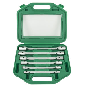 6PCS DOUBLE FLEXIBLE SOCKET WRENCH SET W43A106S