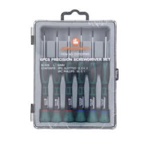 6PCS PRECISION SCREWDRIVER SET (L:50MM) D3750P06S