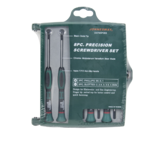 8PCS PRECISION SCREWDRIVER SET (L:65MM) D3765P08S